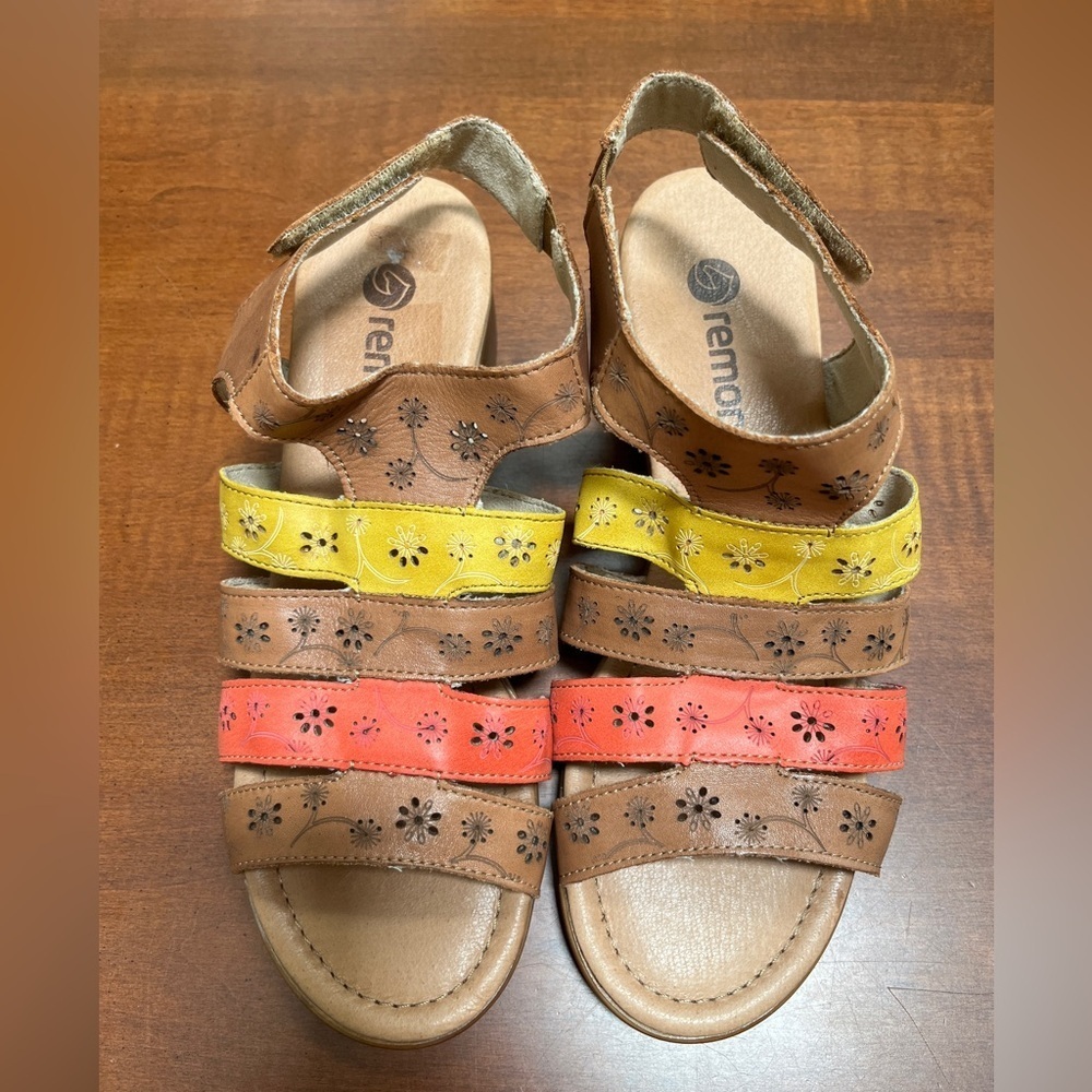 Remonte leather sandals ladies size 38 (7.5)